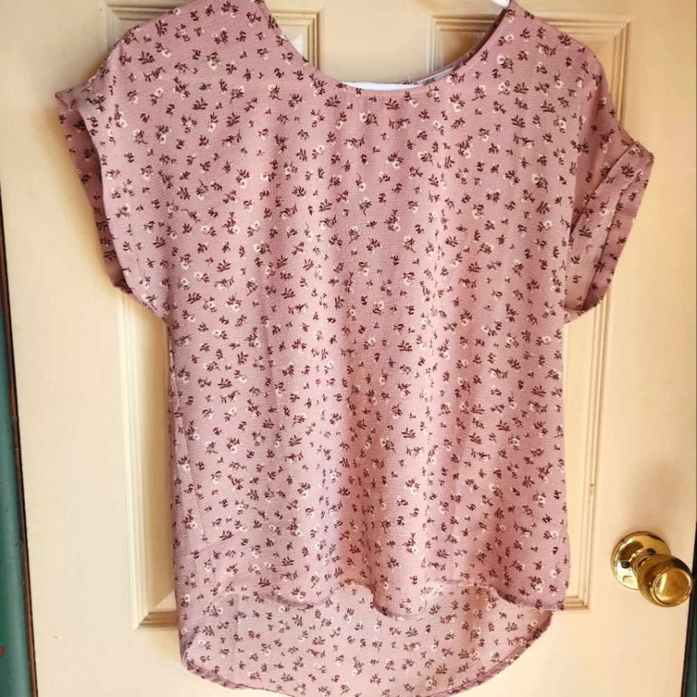 Hippie Rose Pink flora t-shirt